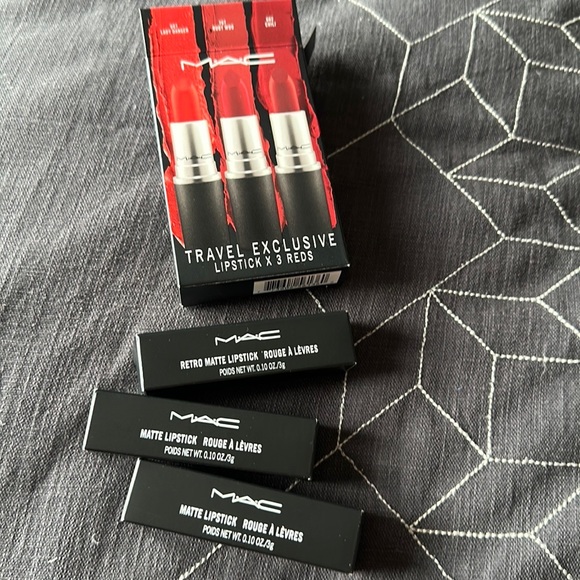 MAC Lipstick set X 3 Reds 💄 - Picture 7 of 7